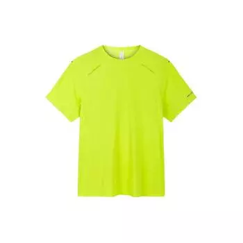 Anta Champion All-Weather Series однотонный свитер с круглым вырезом, удобная футболка с коротким рукавом, мужские футболки изумрудно-зеленого цвета 152420118-1 M