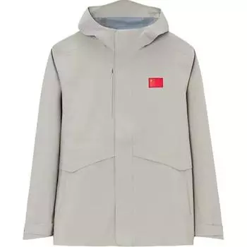 Anta Champion All-Weather Series однотонная куртка на молнии с капюшоном, удобная дышащая спортивная куртка для мужчин, цвет хаки 152340604-5 M