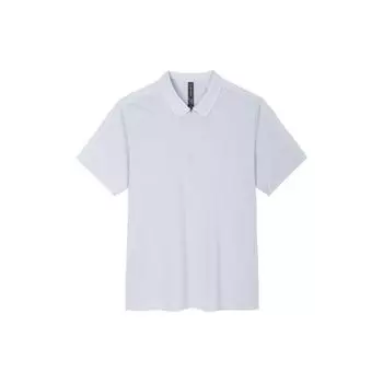 Anta Champion All-Weather Series Solid Color Half-Zip Breathable Comfortable Short Sleeve Polo Shirt Men Polo Shirts Balloon-Gray 152420103-1 3XL