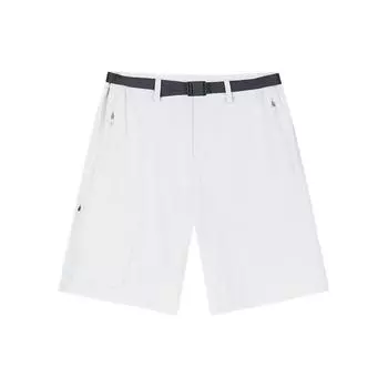 Anta Champion All-Weather Series Solid Color Mid-Rise Breathable Casual Shorts Men shorts Light-Pink Gray 152420510-3 M