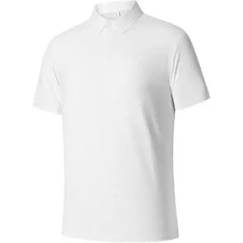 Anta Champion All-Weather Series Sports Casual Simple Pullover Short Sleeve Polo Shirt Men Polo Shirts Paper-White 152520140-2 S