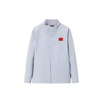 Anta Champion All-Weather Series Zip-Up Stand Collar Casual Sports Long Sleeve Jacket Men Jacket Light-Mud-Gray 152340616-1 M