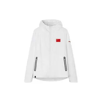 Anta Champion Fitness Training Series Pattern Printed Hoodie Zip унисекс куртки белые 152250702-1 XXXL