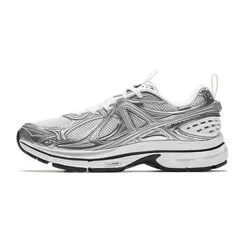 Anta Champion G02.2 Trendy Fashion Non-Slip Breathable Low-Top Casual Shoes Women sneaker Gray Silver 122528803A-3 36
