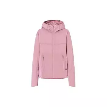 Anta Champion Hiking Series однотонная повседневная теплая куртка с капюшоном женская куртка вишневого цвета с розовым оттенком 162410804-5 S
