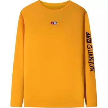Anta Champion Outdoor Series Printed Letter Round Neck Comfortable Breathable Versatile Casual Long Sleeve Knit Sweater Unisex tops 172510401-2 S