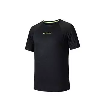 Anta Champion Outdoor Series Простая Универсальная Удобная Футболка с Буквами Модная Приталенная Дышащая с Круглым Вырезом и Коротким Рукавом Мужские Топы 152530114-5 M