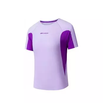 Anta Champion Outdoor Series Простая Универсальная Сращенная Футболка С Круглым Вырезом Быстросохнущая Спортивная Футболка с Буквами Женские Топы 162530117-2 S