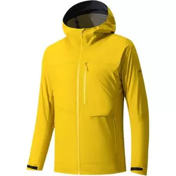 Anta Champion Outdoor Series Solid Color Zipper Hooded Versatile Casual Windbreaker Men Outerwear Rubber-Yellow 152530624-2 M