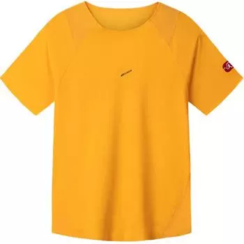 Anta Champion Outdoor Series Удобная Простая Универсальная Приталенная Футболка с Цветными Блоками и Круглым Вырезом Быстросохнущая с Коротким Рукавом Женские Футболки 162510102-4 M