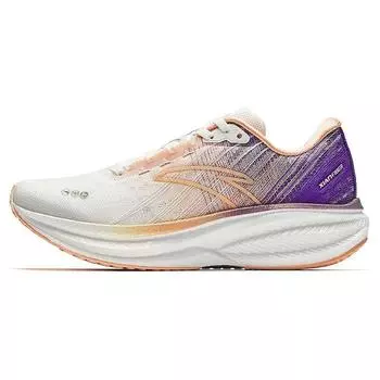 Anta Champion Running Shoes 3 Nitrogen Technology Shock Absorption Durable Low-Top Running Shoes Women sneaker White Purple 122435562-5 36.5