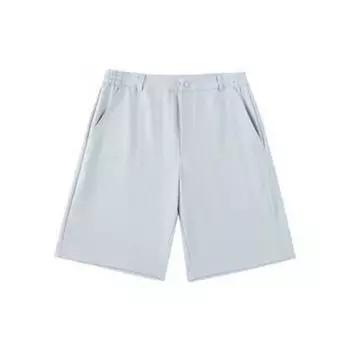 Anta Champion Series однотонные прямые шорты средней талии Five Point мужские шорты City-Gray 152320519-4 L