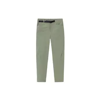 Anta Champion Series Water-Resistant Woven Straight-Leg Casual Pants Men bottoms Olive-Green 152410509-2 XL