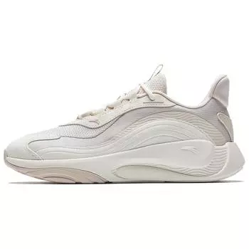 Anta Chao Bai 4S Trendy Versatile Comfortable Non-Slip Wear-Resistant Low-Top Casual Shoes Women Casual Shoes Ivory-White 122518846R-1 35.5