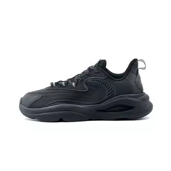 Anta Chao Bai Max Trendy Versatile Comfortable Slip Resistant Durable Low Top Casual Shoes Women sneaker Black 122518841R-3 37.5