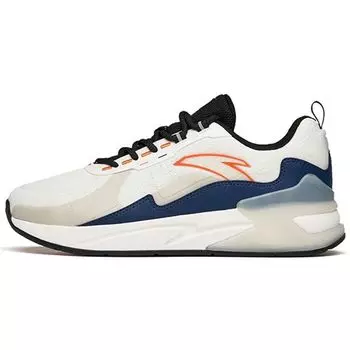 Anta Chasing Clouds износостойкие дышащие низкие спортивные повседневные туфли мужские кроссовки белые черные синие 912218873-3 44.5