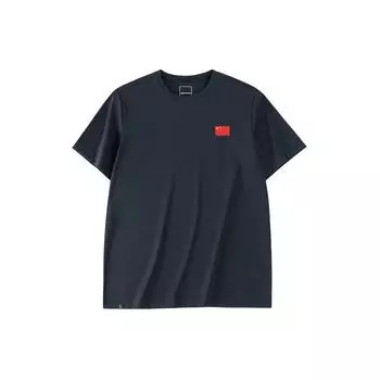 Anta Чемпионская всепогодная серия Зимние Олимпийские игры Национальный флаг Чистый цвет Ice Skin Technology Спортивная футболка с коротким рукавом Мужские топы 152320147-3 M