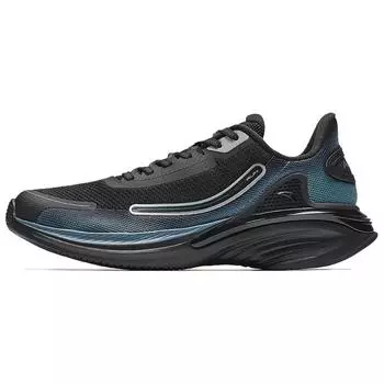Anta City Rebound Lightweight Durable Shock Absorption Lightweight Low Top Short Distance Running Shoes Men sneaker Black Blue Silver 112515566R-1 41