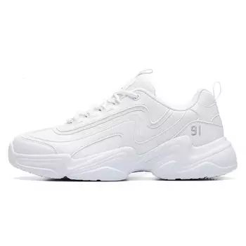 Anta Classic Thick Sole Trendy Low Top Dad Shoes Men Sneakers White 91938862-2 41