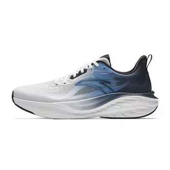 Anta Cloud Feel Simple Versatile Rebound Height Increasing Lightweight Low Top Casual Running Shoes Men sneaker White Blue 912525537-2 39