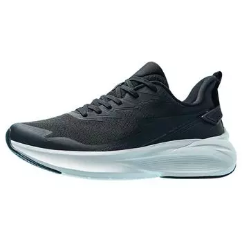 Anta Cloud Trace Round Toe Lace-Up Minimalist Shock Absorption Low-Top Running Shoes Men Running Shoes Black 112415522-6 41