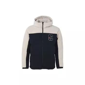 Anta Color Block Brand Logo пуховик с капюшоном на молнии для мужчин, верхняя одежда, черный 152248905-4 4XL