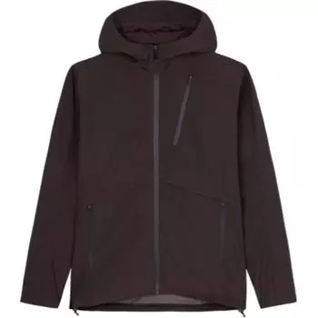 Anta Color Block Zip Up Hooded Comfortable Breathable Sports Jacket Men Jacket Brown 152437628-3 M
