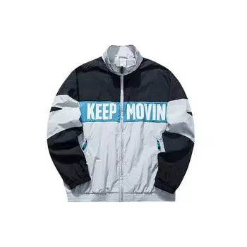 Anta Colorblock Свободная спортивная куртка Мужские куртки Серый 152118614-1 M