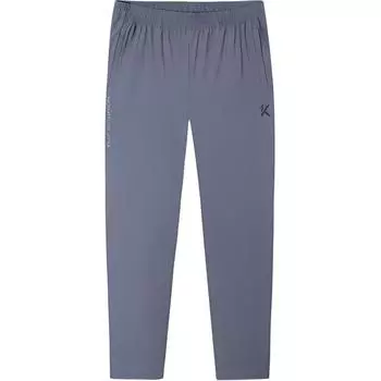 Anta Comfortable Breathable High Elastic Knitted Basketball Training Pants Men bottoms Gray 952421302-1 S