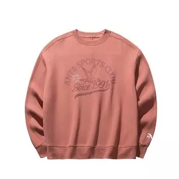 Anta Comfortable Breathable Loose Sweatshirt Women tops Peony-Pink 162518703S-3 M