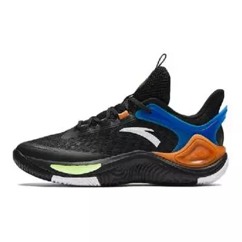 Anta Comfortable Breathable Non-Slip Low-Top Kids Basketball Shoes Kids Sneakers Black 312421112-4 39