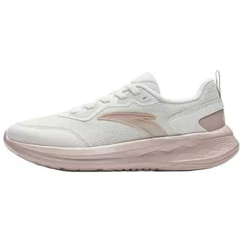 Anta Comfortable Breathable Non-Slip Low-Top Casual Running Shoes Women sneaker White Pink 922525508-4 35.5