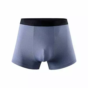 Anta Comfortable Breathable Solid Color Casual Sports Underwear Men underwear Volcanic-Gray 192528978-2 L