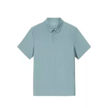 Anta Comfortable Breathable Solid Color Versatile Slim Fit Short Sleeve Polo Shirt Men Polo Shirts Light-Green 952527112-2 S