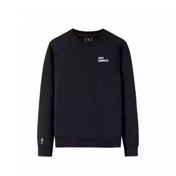 Anta Comfortable Breathable Versatile Casual Sweatshirt Men tops Basic-Black 152447750S-1 L
