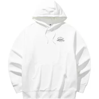 Anta Comfortable Breathable Versatile Loose Fleece Hoodie Men Hoodies Paper-White 152448701N-1 M