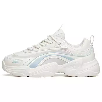 Anta Comfortable Casual Dad Shoes Women Sneakers White Blue 922138890-7 36.5