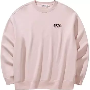 Anta Comfortable Casual Round Neck Pullover Sweatshirt Unisex Sweatshirt Winter-Pink 172448704N-3 L