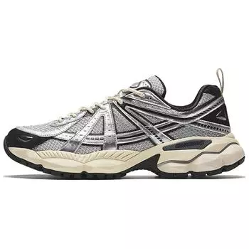 Anta Comfortable Casual Shock Absorbing Wear Resistant Low Top Dad Shoes Men sneaker Silver Black 112438808A-1 42
