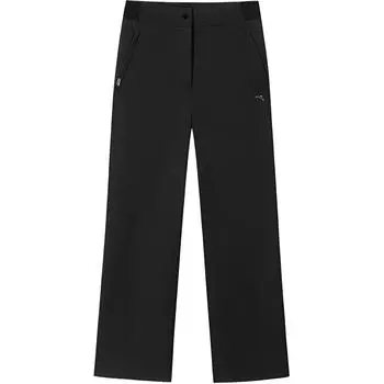 Anta Comfortable Casual Simple High-Waisted Solid Color Versatile Sports Long Pants Women bottoms Black 162517508-4 L