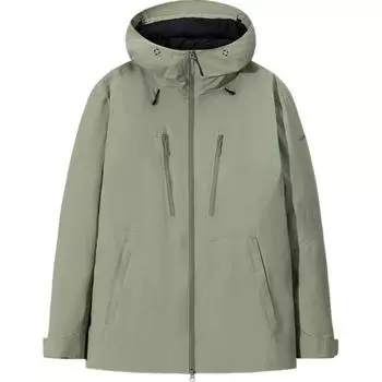 Anta Comfortable Casual Simple Hooded Warm Down Jacket Men Outerwear Emerald-Green Basic-Black 152510919-2 M