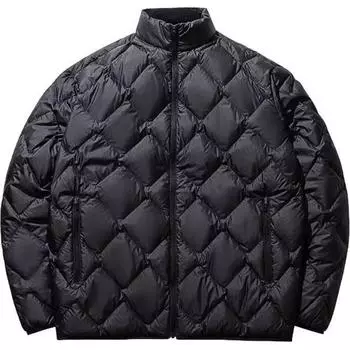 Anta Comfortable Casual Simple Stand Collar Loose Down Jacket Men Outerwear Basic-Black 152447965-3 3XL