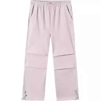 Anta Comfortable Casual Simple Straight Leg Sports Pants Women bottoms Light-Pink 162517515N-1 XS