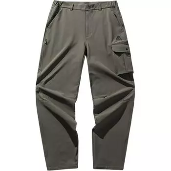 Anta Comfortable Casual Simple Straight Loose Thickened Fleece Sports Long Pants Men bottoms Sparrow-Tea-Brown 952446501-4 2XL