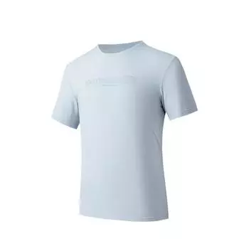 Anta Comfortable Casual Simple Versatile Moisture-Wicking Round Neck Short Sleeve T-Shirt Men Tops Sky-Blue 152527105-2 S