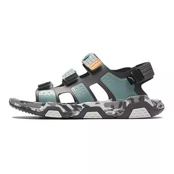 Anta Comfortable Casual Versatile Durable Kids Sandals Kids Sandals Gray Black Green 312436914-3 39