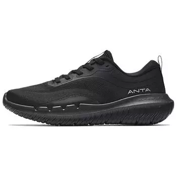 Anta Comfortable Classic Durable Lightweight Low-Top Casual Running Shoes Women sneaker Basic-Black 922537721-1 35.5
