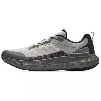Anta Comfortable Cushioning Non-Slip Durable Low-Top Casual Running Shoes Men sneaker Gray Black 912445509-4 40.5