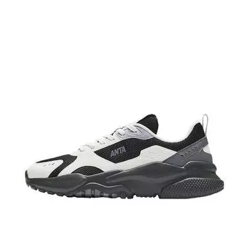 Anta Comfortable Fashion Slip-Resistant Wear-Resistant Breathable Low-Top Casual Shoes Women sneaker Black White Purple 922518810-3 38