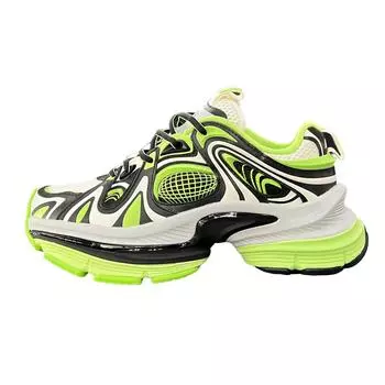 Anta Comfortable Fashionable Non-Slip Wear-Resistant Increased Height Low-Top Dad Shoes Men sneaker Sour-Grass-Green 112448899-4 43